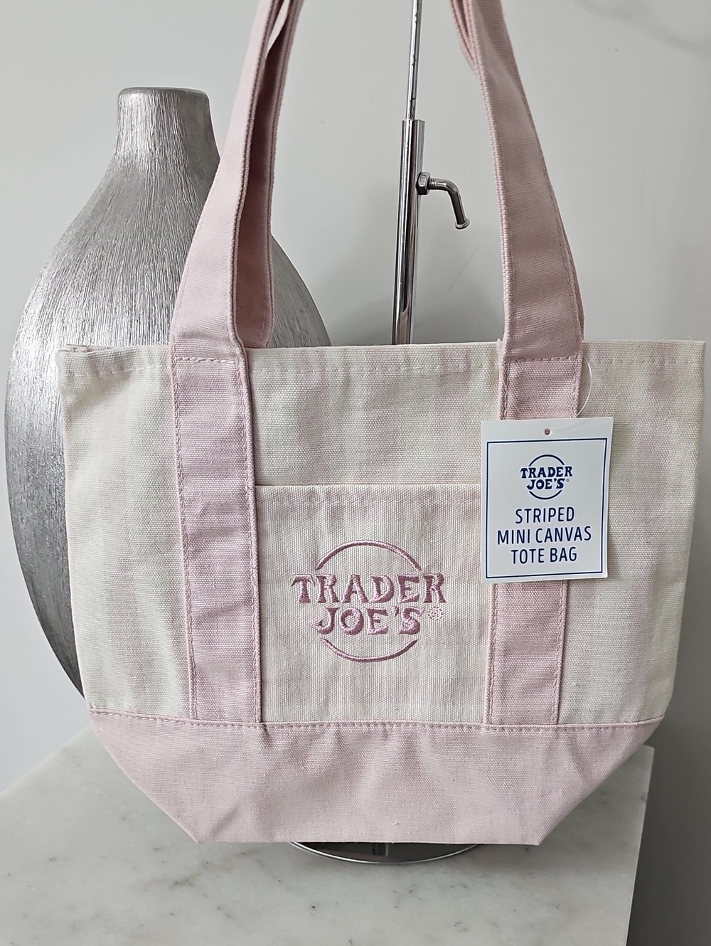 Trader Joe's Mini Canvas Tote Bag